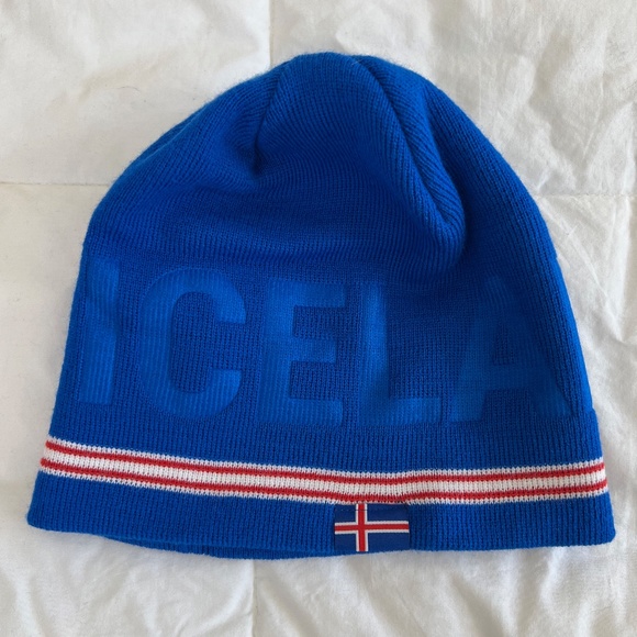 ๐ฎ๐ธ Atlantis Margt Smatt Royal Blue Iceland Beanie One Size ๐ฎ๐ธ - Picture 2 of 7